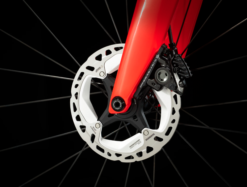 Trek Speed Concept SLR 7 Time Trial/Triathlon Bike 2024 in Radioactive Coral/Trek Black-6